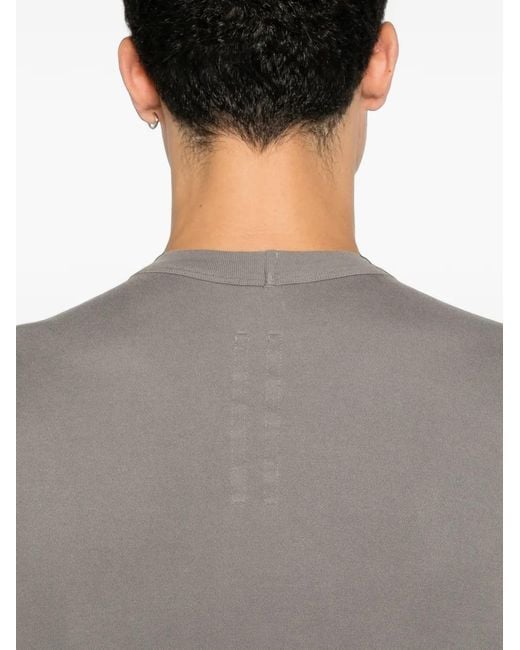 Rick Owens Gray Crew-Neck T-Shirt for men