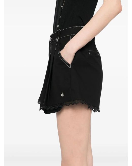 Musium Div. Black Pleated Skort