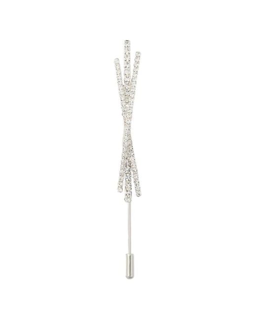 Giuseppe Zanotti White Trinity Pin