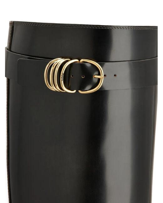 Botas altas con paneles elásticos Tod's de color Black