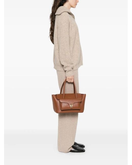 Coccinelle Brown Flap-Pocket Chain Shoulder Bag