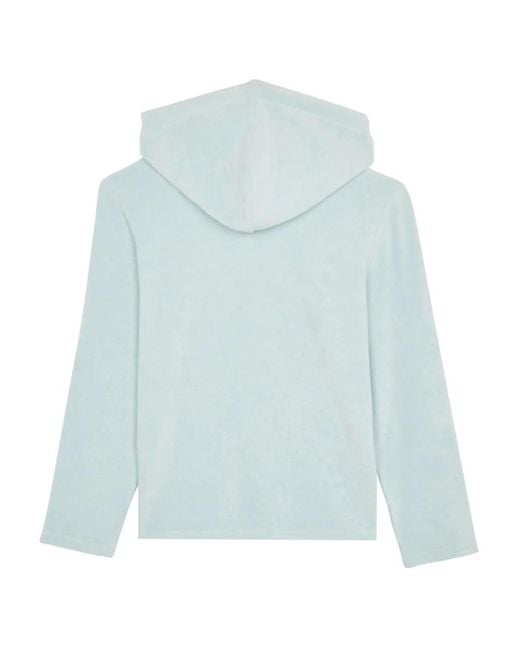 Vilebrequin Blue Terrycloth Hoodie for men