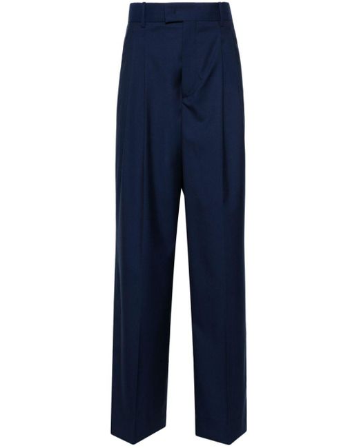 ARMARIUM Blue Giorgia Tailored Wool Trousers