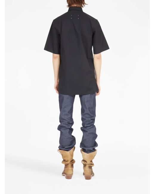 Maison Margiela T-Shirt Met Logo in het Blue voor heren