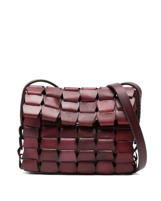 Dragon Diffusion Purple Gewebte Schultertasche