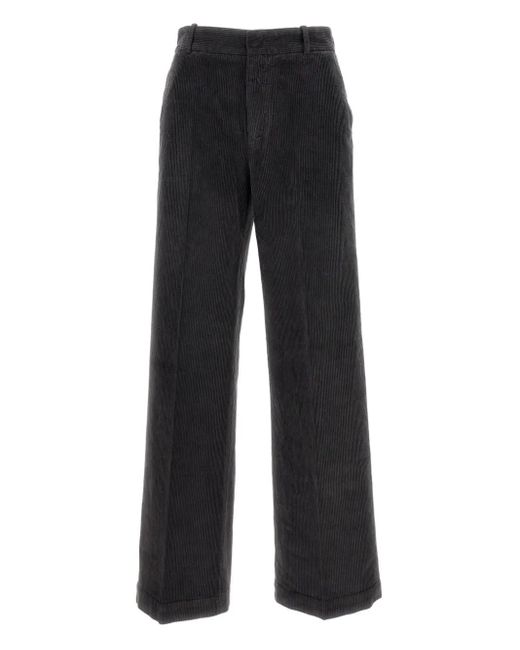 Cellar Door Black Corduroy Trousers