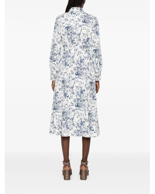 Liu Jo White Long Shirt Dress