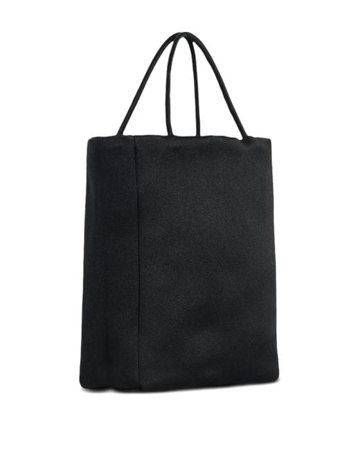 The Row Black Mini Cecily Tote Bag