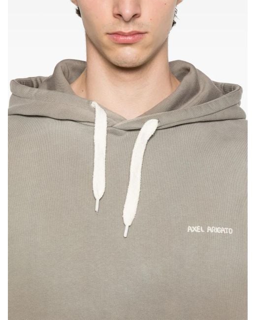 Axel Arigato Gray Cotton Hoodie for men