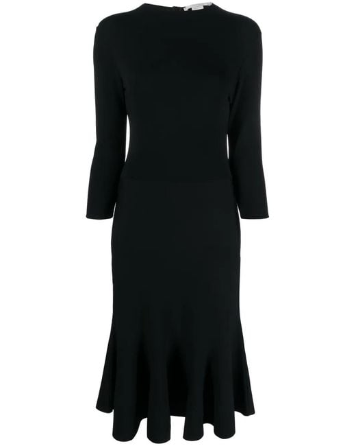 Stella McCartney Black Dress With Logo