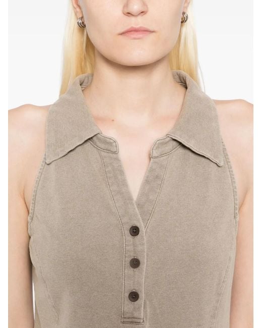 B+ AB Natural Sleeveless Midi Dress