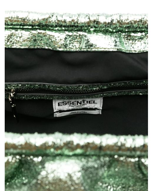 Essentiel Antwerp Green Hamaretto Clutch Bag