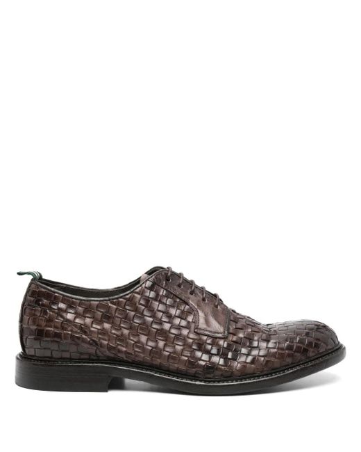Green George Gewebte Derby-Schuhe in Brown für Herren