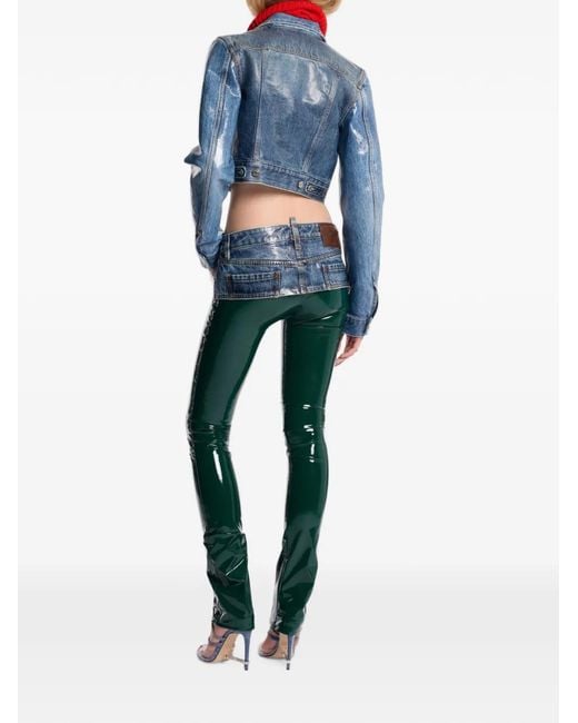 DSquared² Blue Iced Wash Hot Denim Mini Skirt