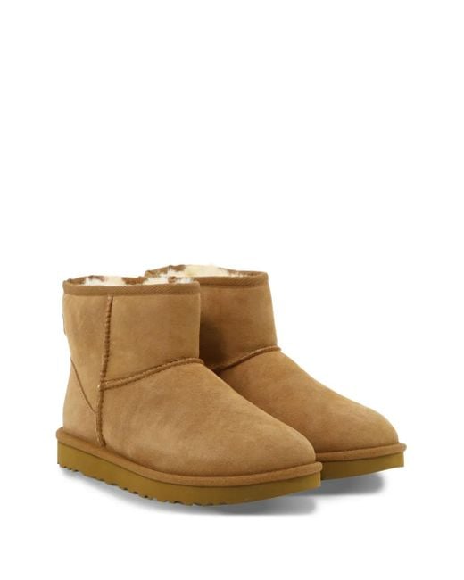 Ugg Brown Classic Mini Leather Boots