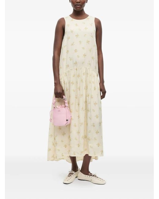 Ganni Pink Mini Bou Bucket Bag