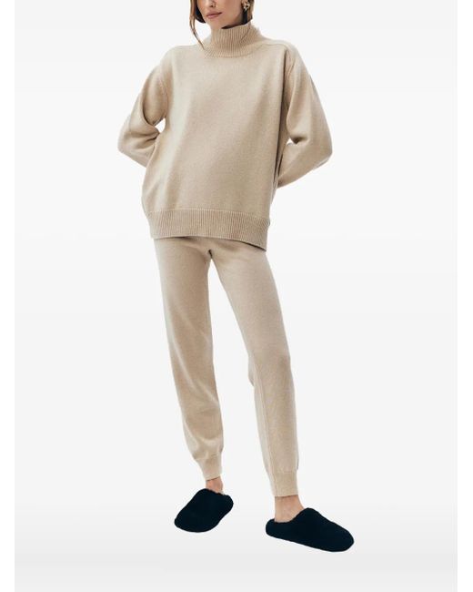 Aether Natural Libra High-Neck Sweater