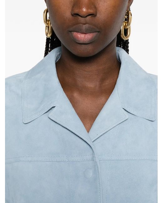 Chaqueta Con Bolsillo De Parche Tom Ford de color Blue