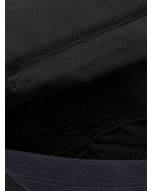 Lacoste Blue Logo-Patch Zip-Fastening Backpack for men