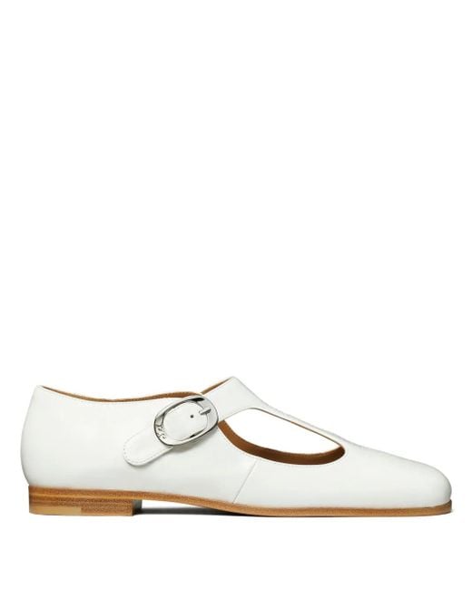 Tory Burch Violet フラットシューズ White