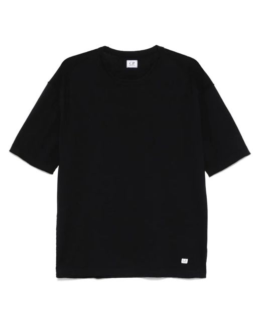 C P Company Black Crew-Neck T-Shirt for men