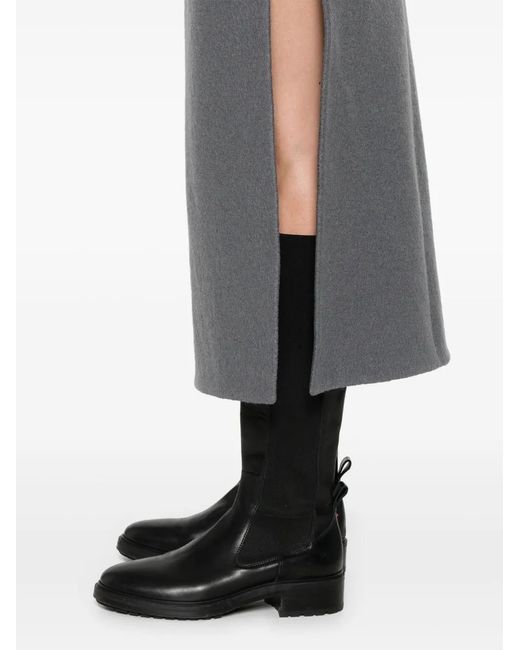 Rier Gray Walker Midi Skirt