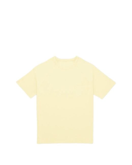 Fortela Yellow Vermont Raglan-Sleeve Pocket T-Shirt for men