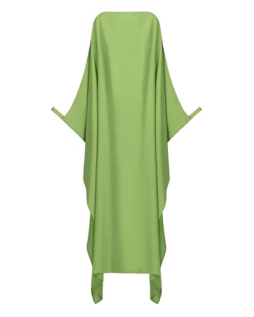 ‎Taller Marmo Split-sleeve Draped Dress Green
