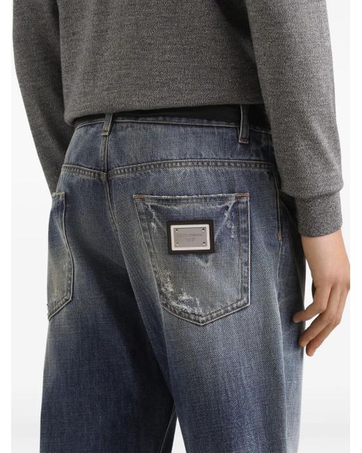 Dolce & Gabbana Blue Dolce & Gabbana Trousers for men