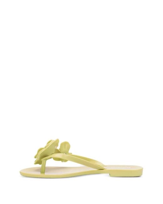 Melissa Yellow Harmonic Springtime Flip-Flops