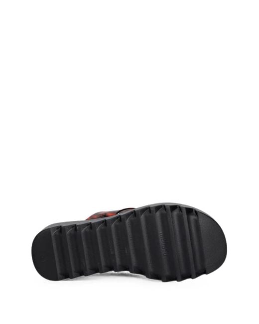 Melissa White Tortoiseshell-Effect Platform Flip-Flops