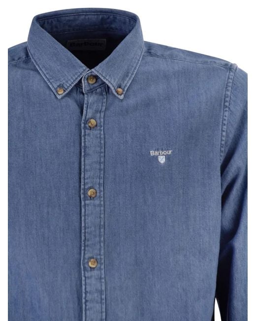 Barbour Denim Overhemd in het Blue voor heren