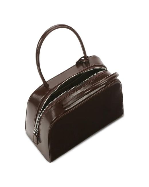 Freja NYC Brown Miro Top-Handle Bag