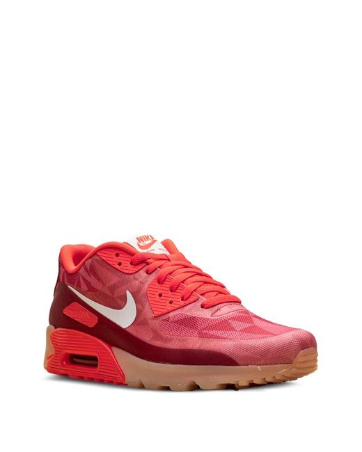 Nike Red Air Max 90 Ice Lace-Up Sneakers for men