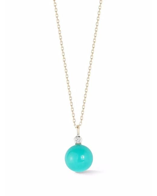 Mateo Blue 14Kt Dot And Diamond Necklace