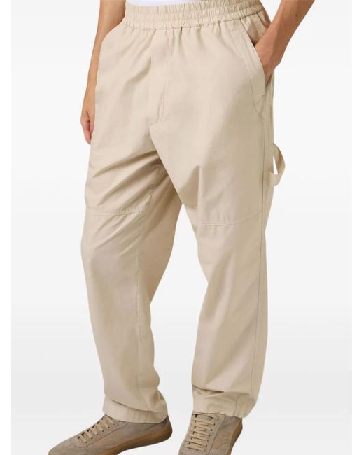 Iceberg Natural Elasticated-Waistband Cargo Trousers for men
