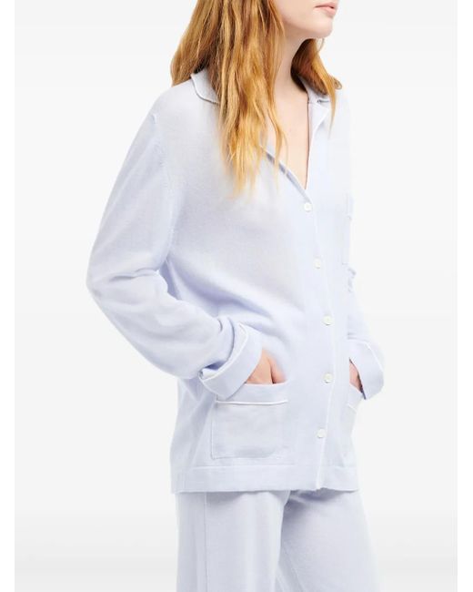 Barrie Ultra-Fine Broek in het White