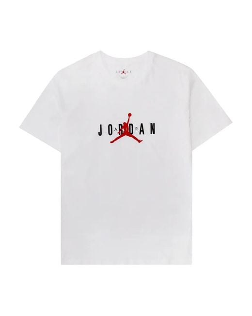 Nike White Logo-Detail Short-Sleeve T-Shirt for men