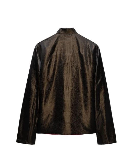 Shanghai Tang Red Reversible Pocket Jacket for men