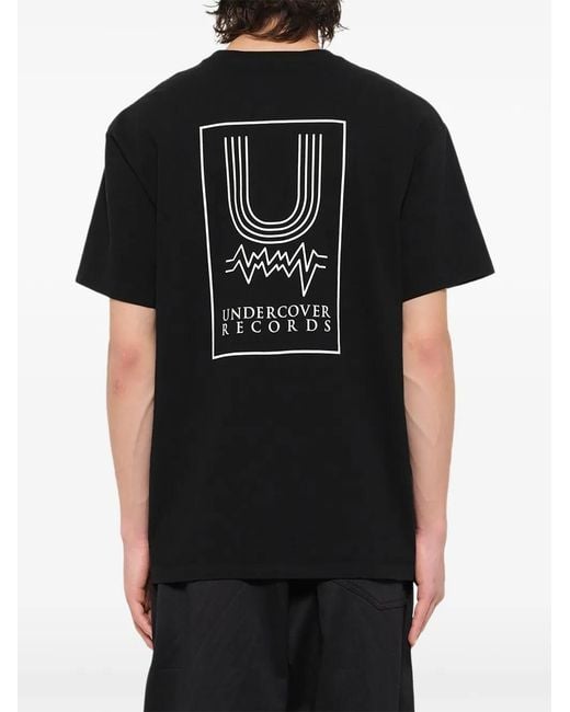 Undercover Black Graphic-Print T-Shirt for men