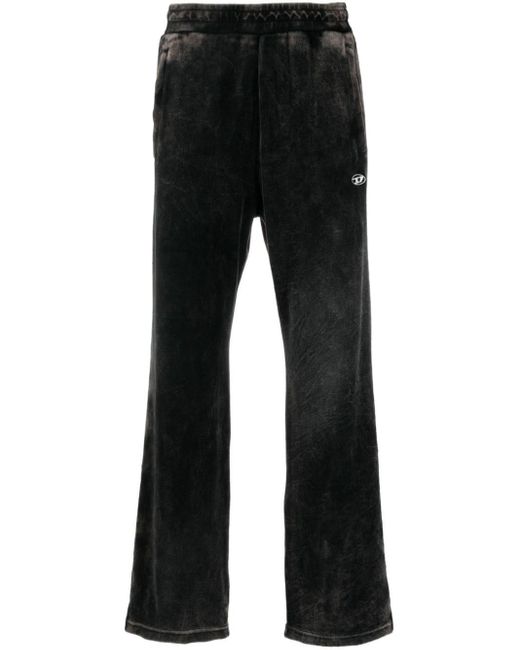 Pantalon de jogging P-Zampband en velours DIESEL pour homme en coloris Black