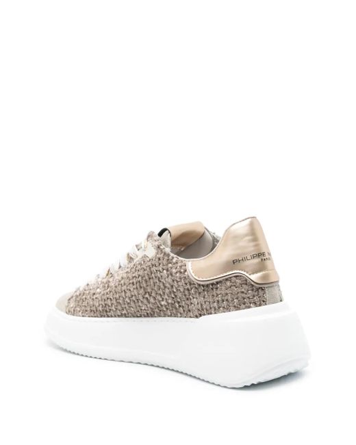 Philippe Model White Tres Temple Sneakers