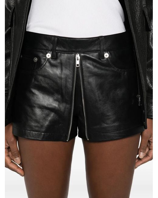 R13 Black Zip Pockets Trousers