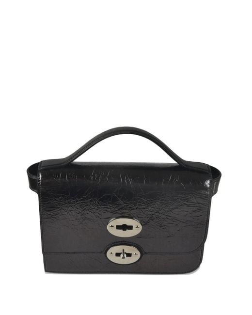 Zanellato Black Postina Shoulder Bag