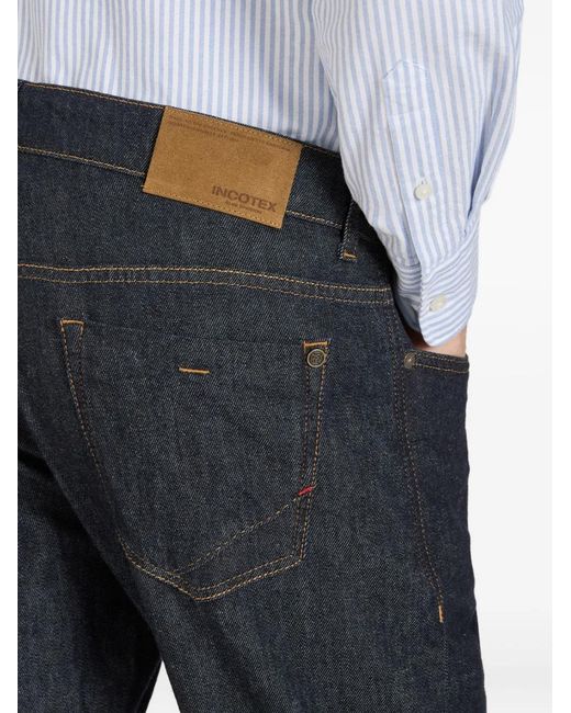 Slowear Blue Pantalon À Coupe Cinq Poches for men
