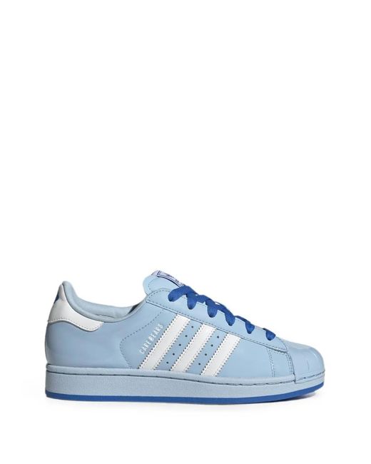 Adidas Blue X Care Bears Superstar Ii Lace-Up Sneakers