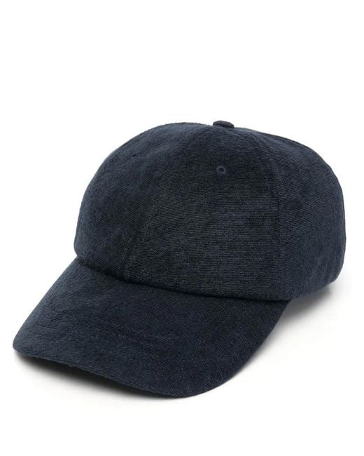 Orlebar Brown Blue Stripe-Detailed Baseball Cap for men