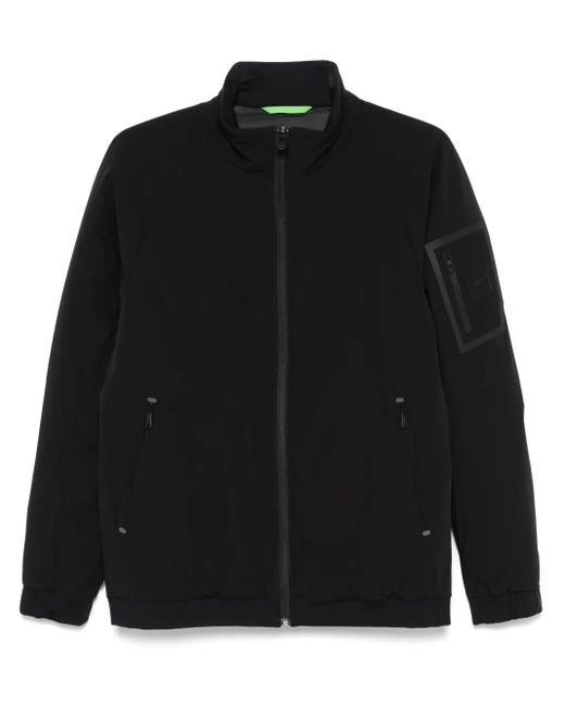 Boss Black Logo-Patch Padded Jacket for men