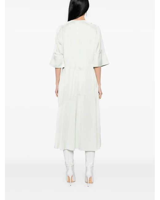 Day Birger et Mikkelsen White Camila Fluid Midi Dress