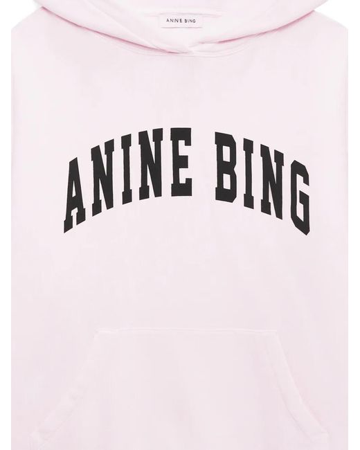 Anine Bing Pink Harvey Sweatshirt